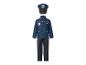 Déguisement de policier pour enfant avec veste, pantalon et casquette bleu foncé