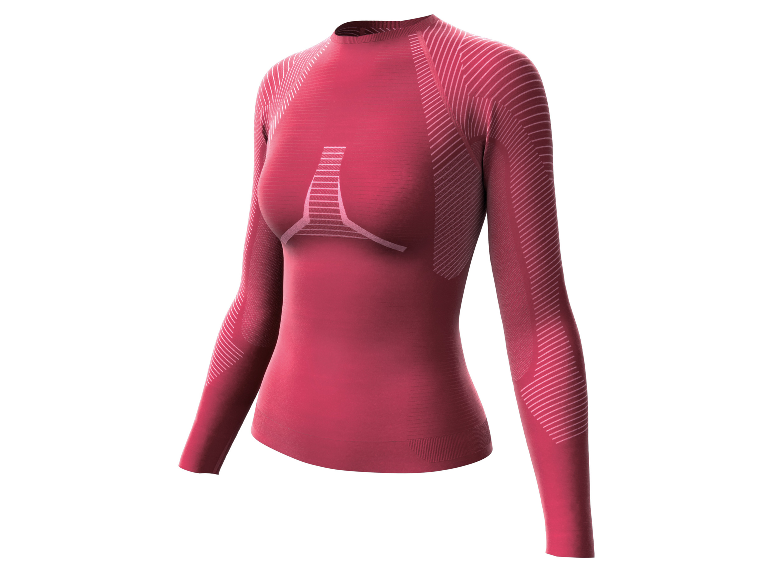 CRIVIT T-shirt technique femme (XXL (50/52), rouge)