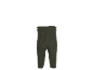 Legging côtelé vert foncé pour enfant.