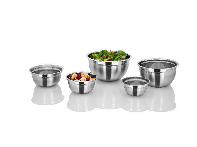 LIVARNO home Set de saladiers en inox 3