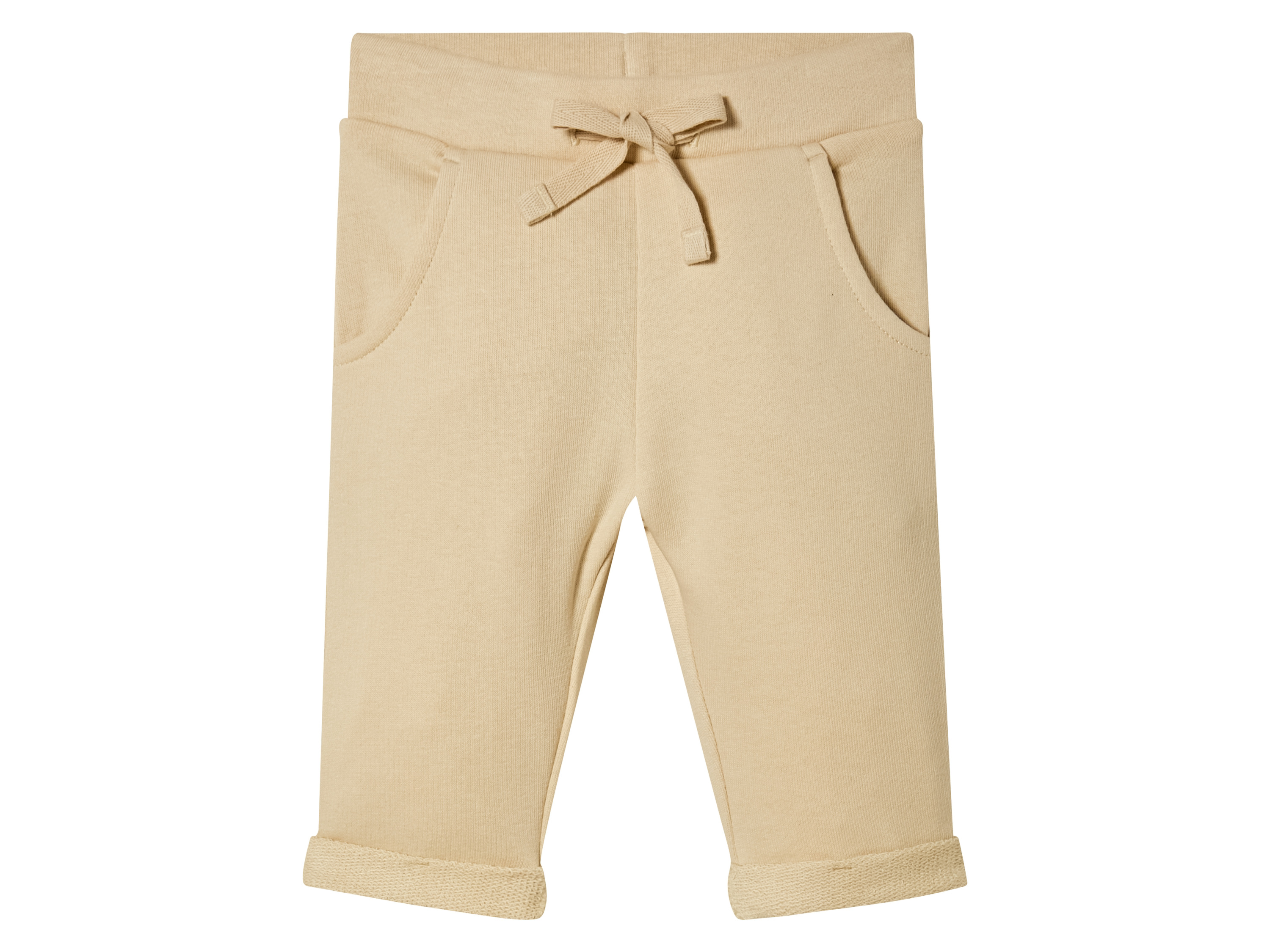 lupilu® Pantalon molletonné bébé (0-2 mois, beige)