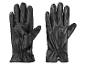 Une paire de gants en cuir noir.
