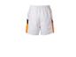 Shorts blancs pour hommes avec des rayures orange et noires