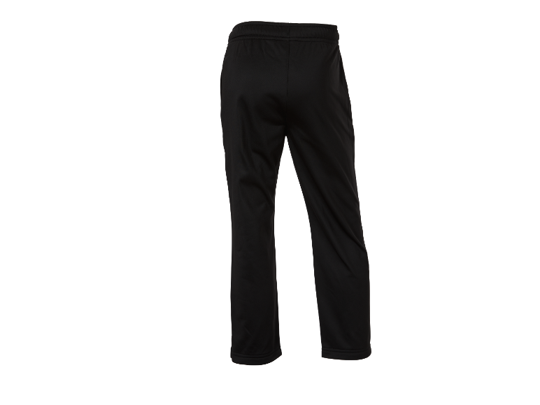 Pantalon de jogging noir avec ceinture élastique.