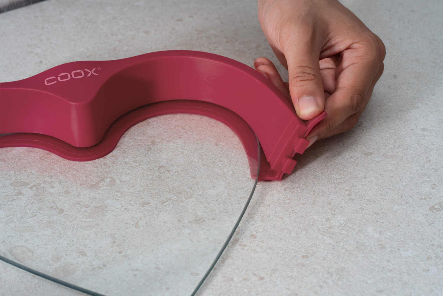 COOX Moule à charnière en silicone Coeur - vue 2
