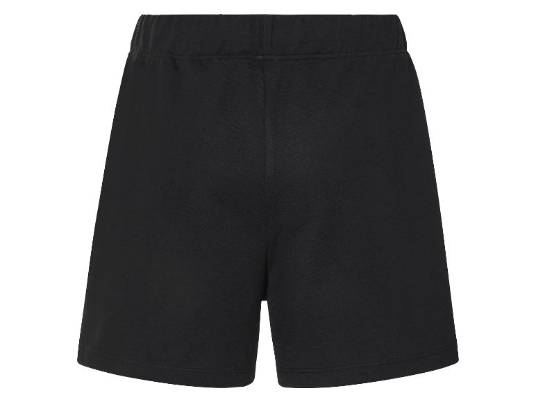 Shorts de jogging noirs en coton.
