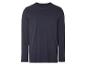 Un t-shirt à manches longues bleu marine pour homme.