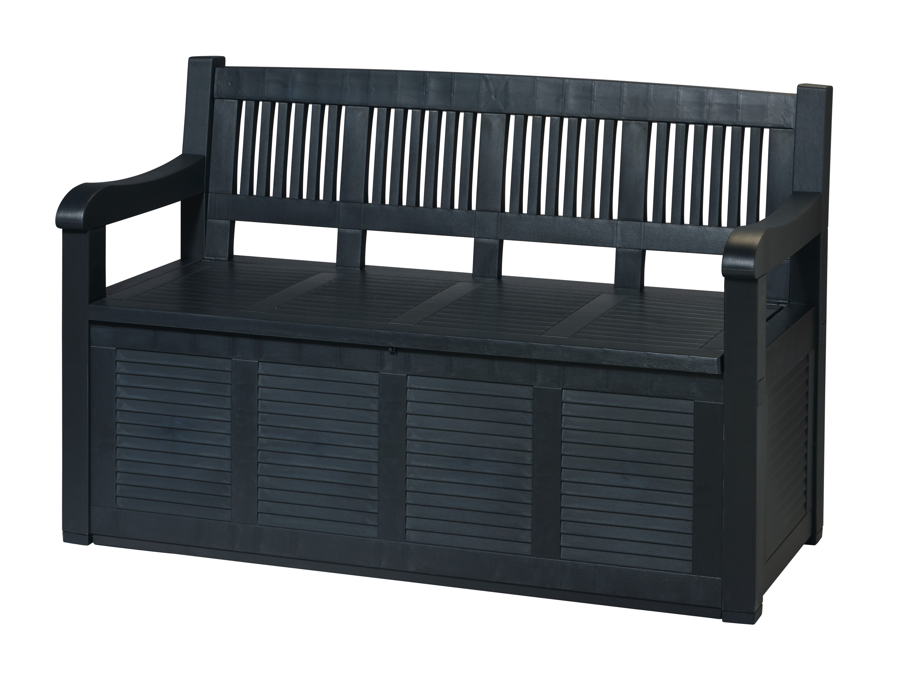 LIVARNO home Banc de jardin, 130 x 60 x 85 cm, anthracite