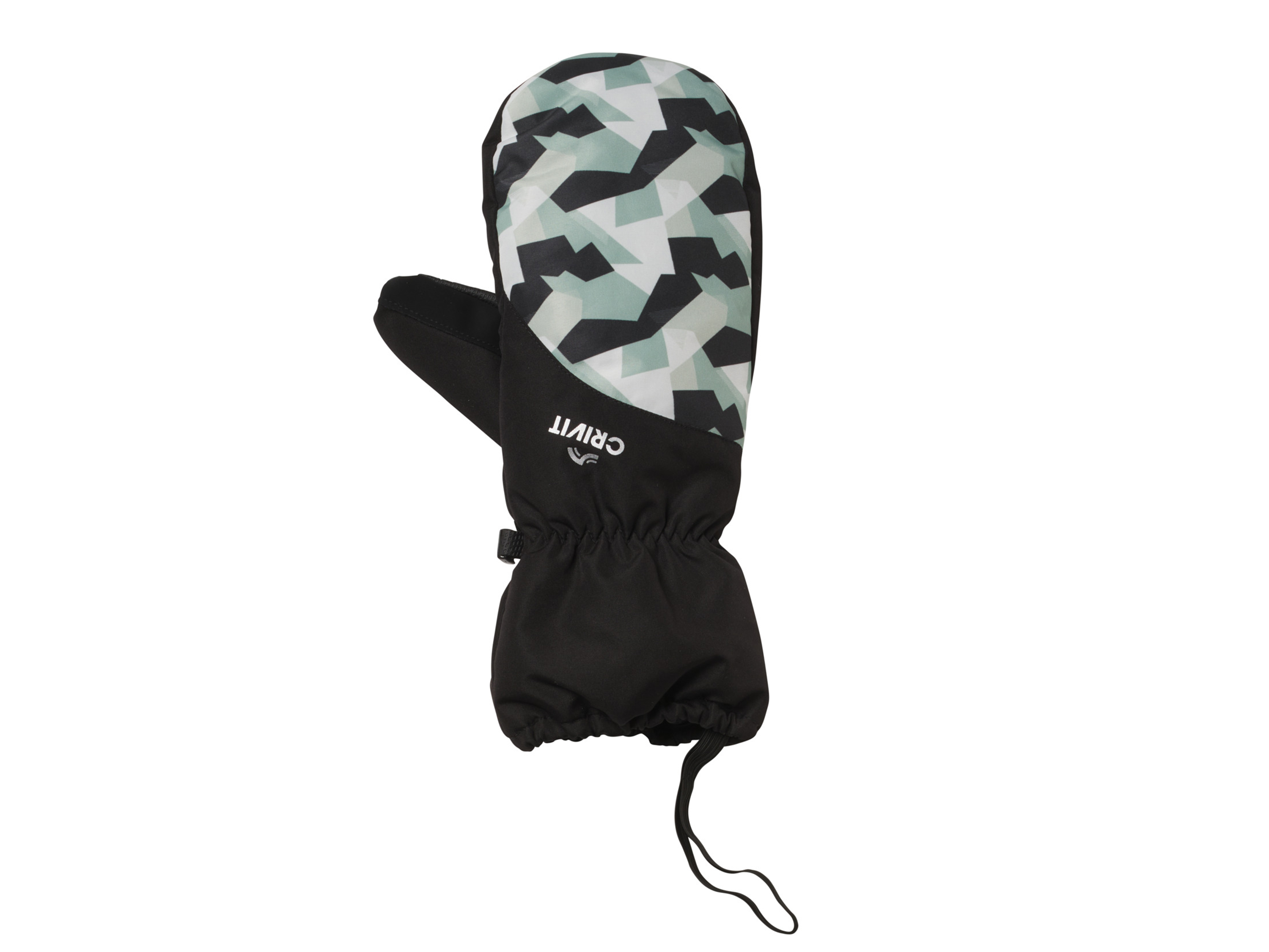 CRIVIT Gants de ski femme    (7, noir/mouffle)