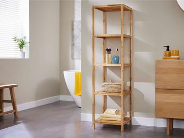 LIVARNO home Étagère en bambou, 37 x 140 x 37 cm