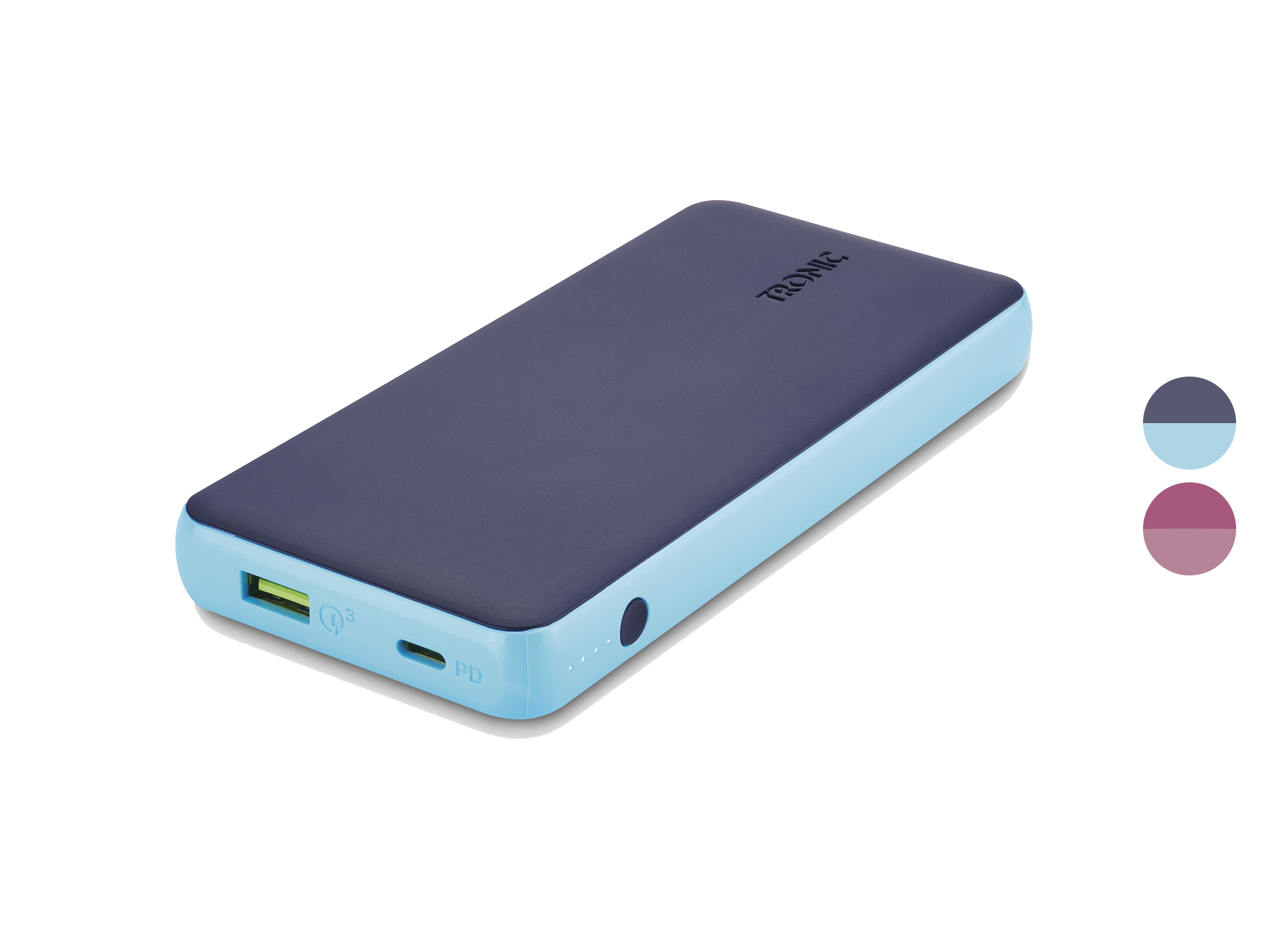 TRONIC® Batterie externe PowerBank TPB10000A2, 10000 mAh