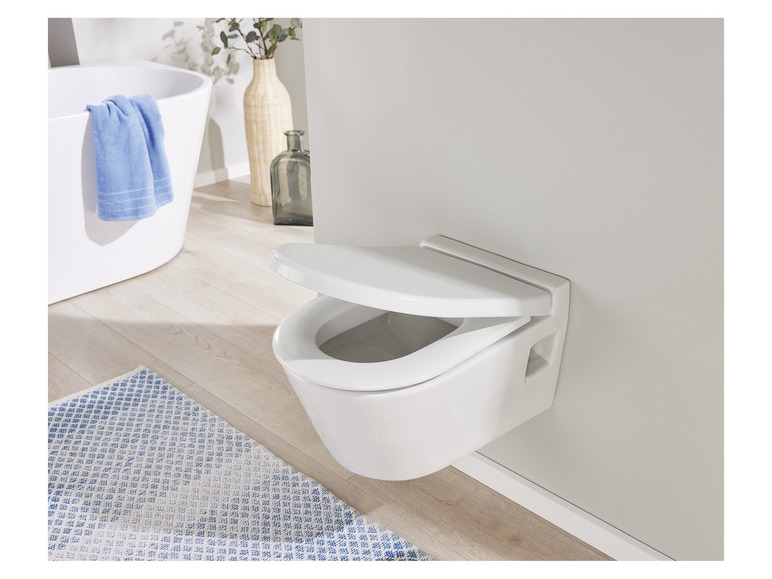 Aller en mode plein écran : LIVARNO home Abattant WC, avec fermeture en douceur - Image 5