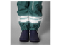 Salopette imperméable pour enfant avec bandes réfléchissantes.