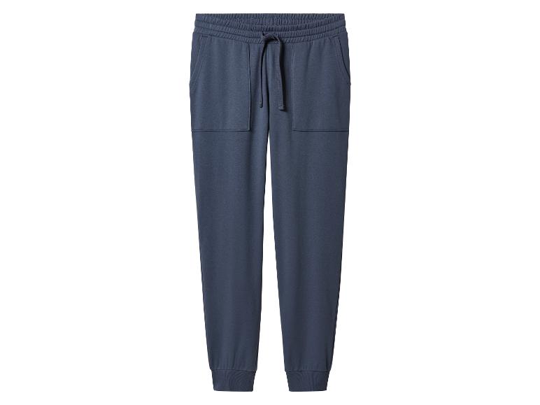 Pantalon de survêtement bleu avec cordon de serrage et poches