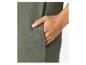 Robe pull vert olive avec poche.