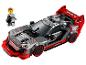 Voiture de course Audi e-tron Lego avec un pilote.