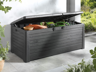 LIVARNO home Coffre de jardin, 550 L, en plastique