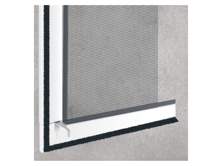 Aller en mode plein écran : LIVARNO home Fenêtre moustiquaire en aluminium, 130 x 150 cm - Image 14