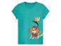 T-shirt turquoise fille, Paw Patrol, motif floral.