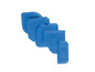 Outils de finition en silicone bleu pour les coins