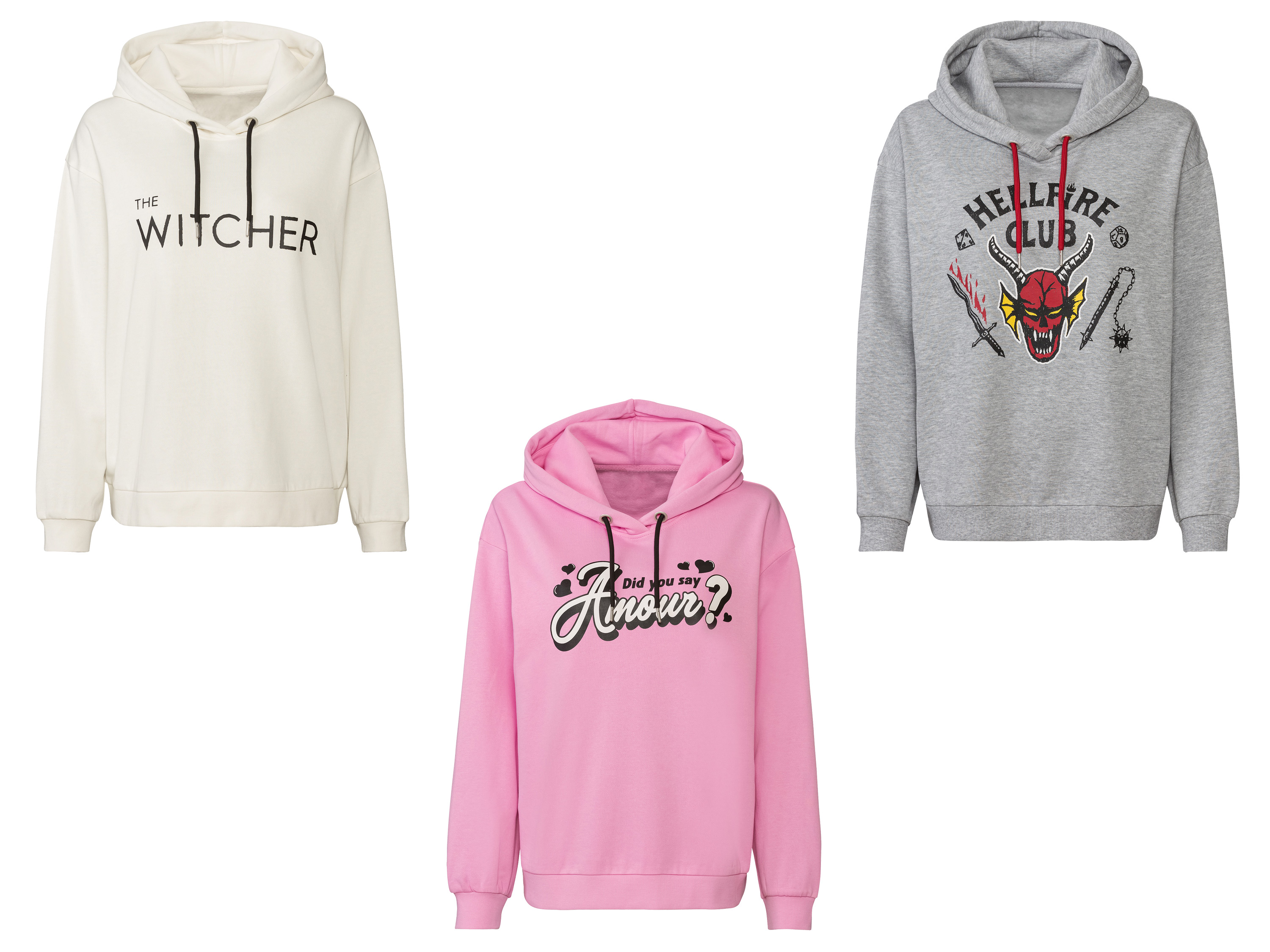 Sweat à capuche licence femme