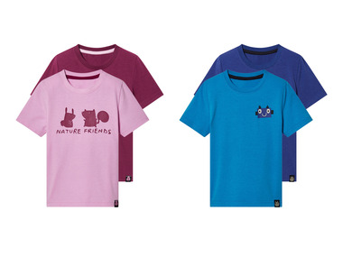 lupilu® Lot de 2 t-shirts enfant