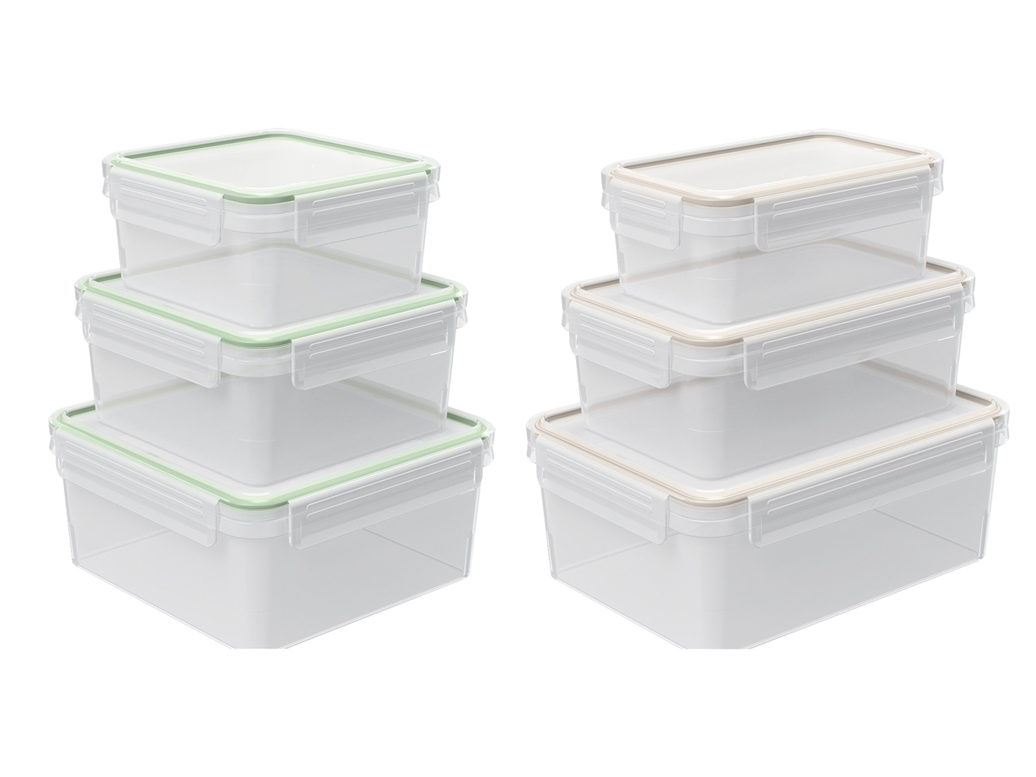ERNESTO® Set de 3 boîtes de conservation