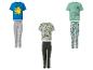 Pyjamas pour enfants avec imprimés de personnages de dessins animés et de jeux vidéo.