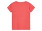T-shirt corail pour fille, vue arrière.