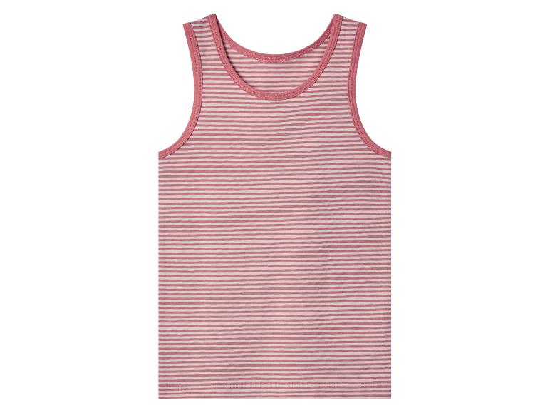 Débardeur rayé rose et blanc pour enfant