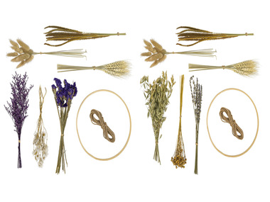 crelando® Set de création couronne de fleurs, 62 pièces