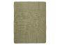 Tapis de bain rectangulaire vert olive avec surface texturée