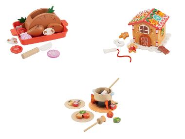 LUPILU® Poulet rôti ou maison en pain d'épices ou fondue au chocolat ou au fromage
