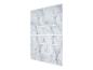 Carreaux autocollants effet marbre blanc et gris