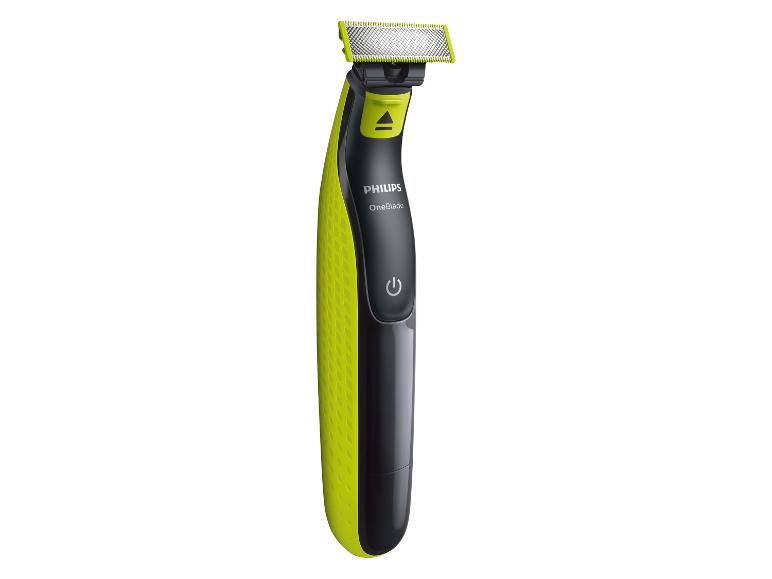 Rasoir électrique Philips OneBlade, noir et vert lime