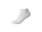 Chaussette de sport blanche courte, vue de côté.