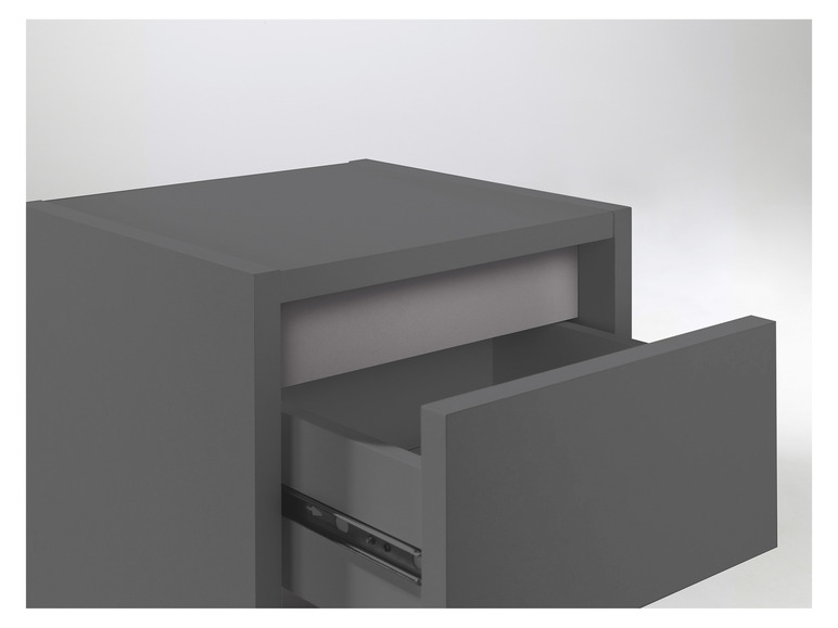 Aller en mode plein écran : LIVARNO home Armoire latérale de salle de bains Oslo, 32 x 80 x 28 cm, anthracite - Image 18