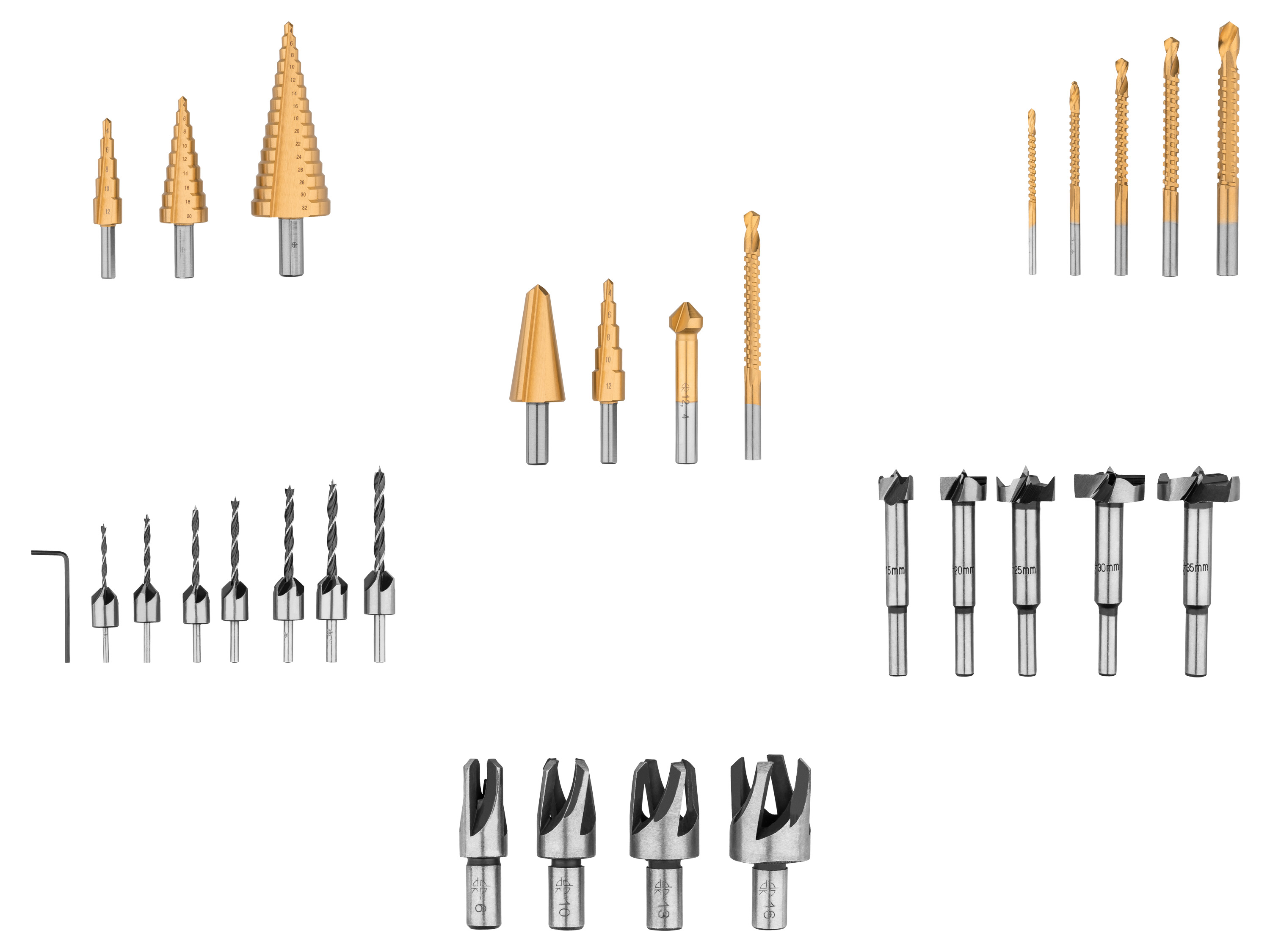 PARKSIDE® Jeu de forets spéciaux PSB 6 A1