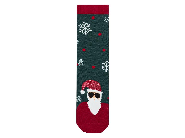 esmara® Lot de 3 paires de chaussettes motif Noël Femme 4