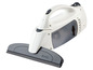 Un nettoyeur de vitres Karcher blanc avec un essuie-glace en caoutchouc noir.