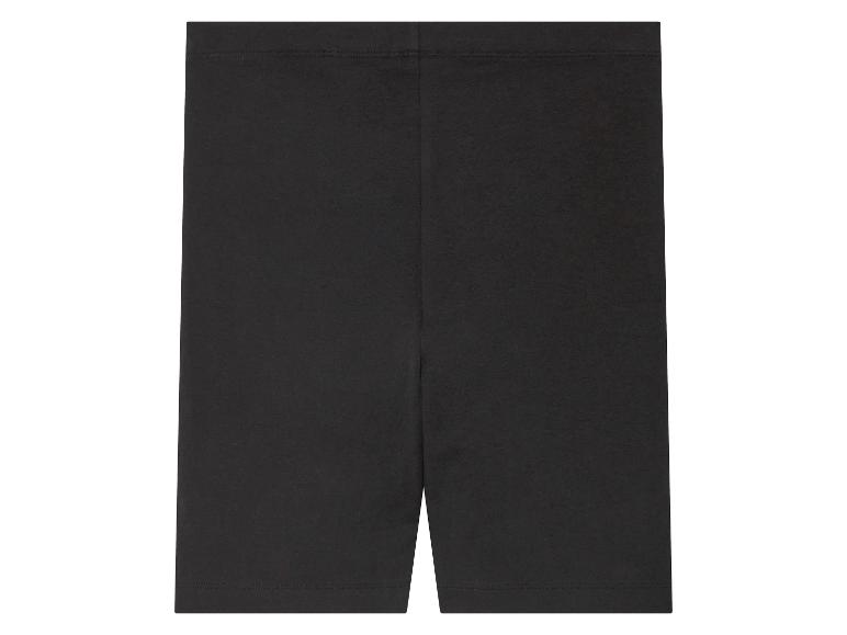 Short de cyclisme noir en coton.