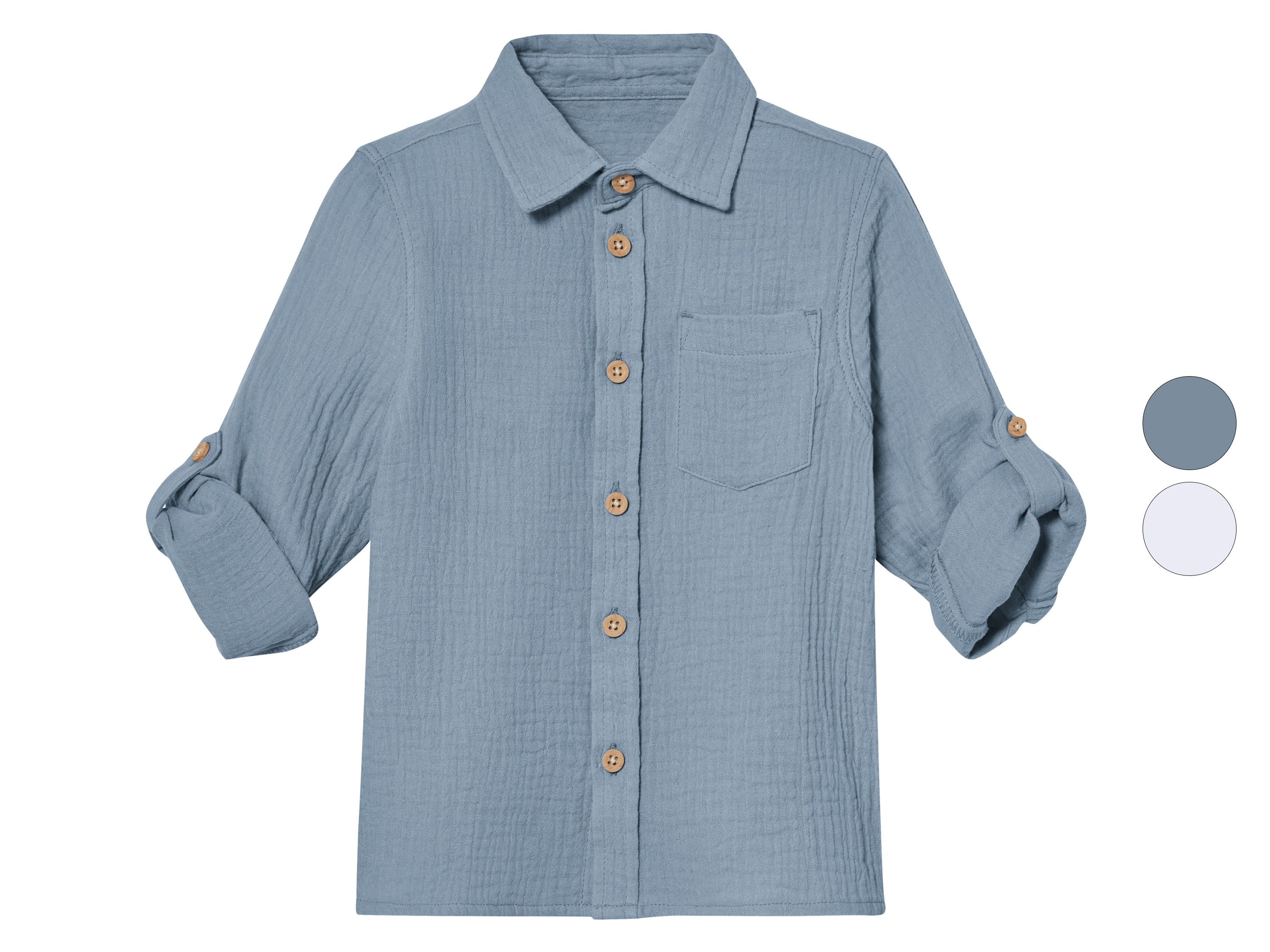 lupilu® Chemise en mousseline petit garçon