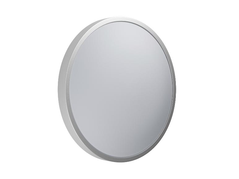 Panneau LED rond gris sur fond blanc