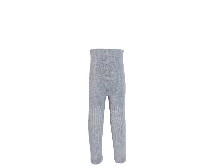 Collants côtelés gris pour enfants