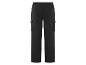 Pantalon cargo noir avec élastique à la taille