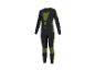 Ensemble de sous-vêtements thermiques noir et vert lime pour hommes