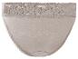 Culotte beige en coton avec dentelle.