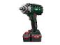 Un tournevis Parkside X20V Team vert avec batterie.