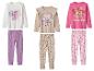 Trois ensembles de pyjamas pour enfants : My Little Pony, Peppa Pig et Pat' Patrouille.