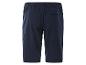 Short bleu marine avec taille élastique.